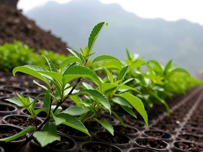 Tulsi plant cultivation